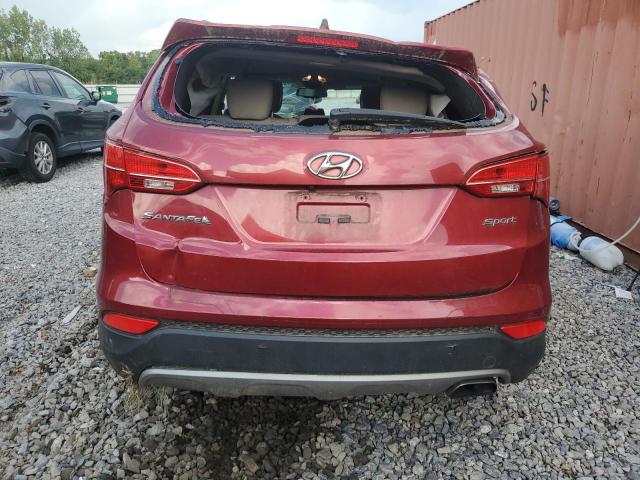 5XYZU3LB1GG356956 - 2016 HYUNDAI SANTA FE S RED photo 6
