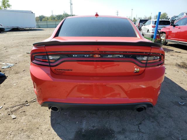 2C3CDXGJXNH262205 - 2022 DODGE CHARGER SCAT PACK RED photo 6