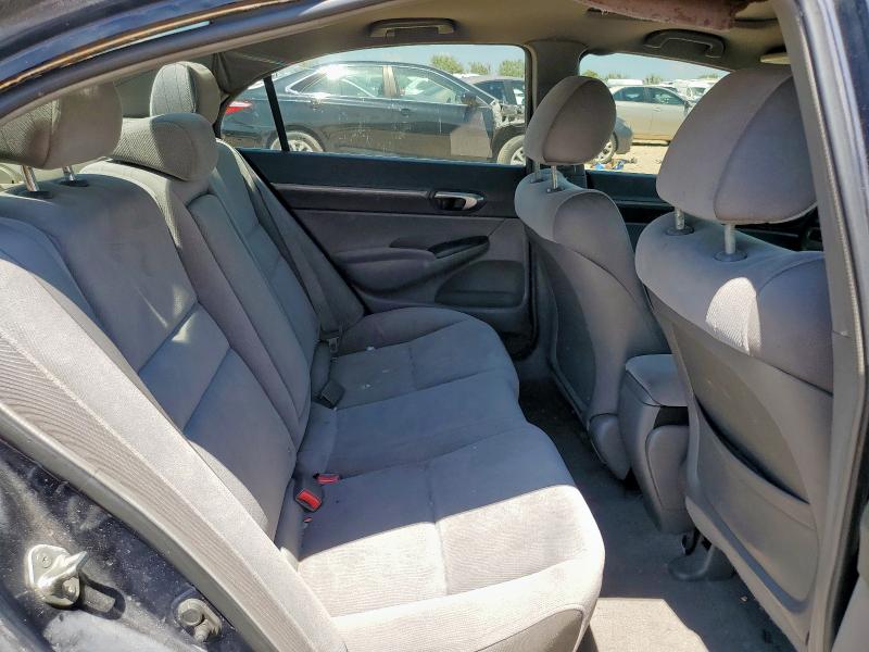 1HGFA16867L133608 - 2007 HONDA CIVIC EX BLACK photo 10