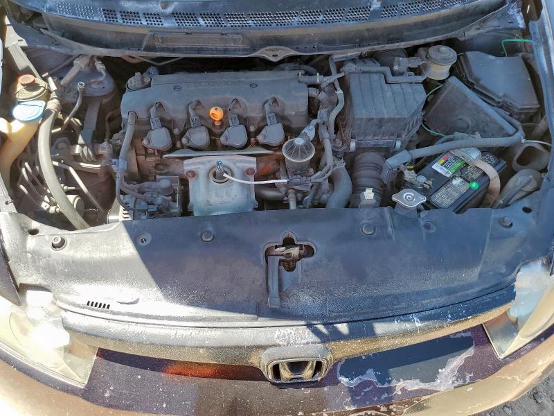 1HGFA16867L133608 - 2007 HONDA CIVIC EX BLACK photo 11