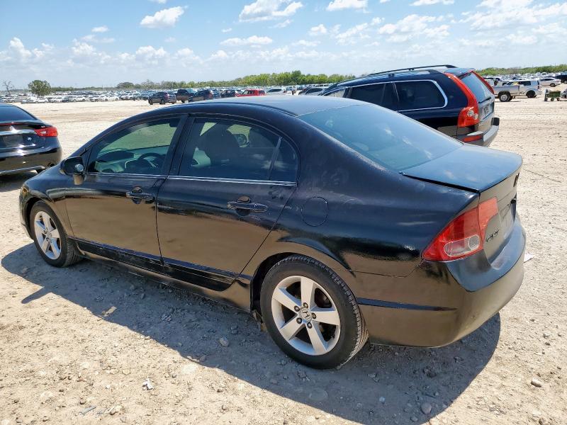 1HGFA16867L133608 - 2007 HONDA CIVIC EX BLACK photo 2