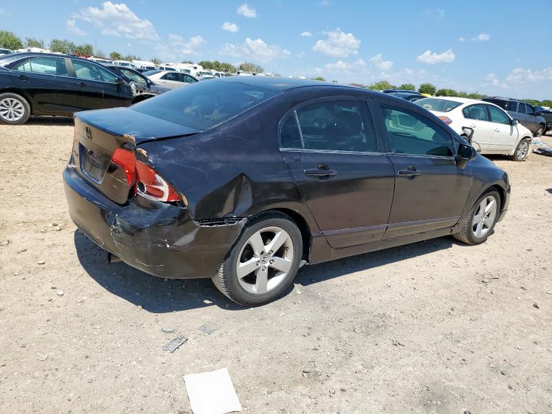 1HGFA16867L133608 - 2007 HONDA CIVIC EX BLACK photo 3