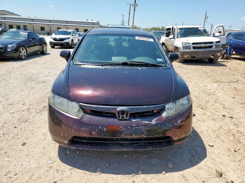 1HGFA16867L133608 - 2007 HONDA CIVIC EX BLACK photo 5