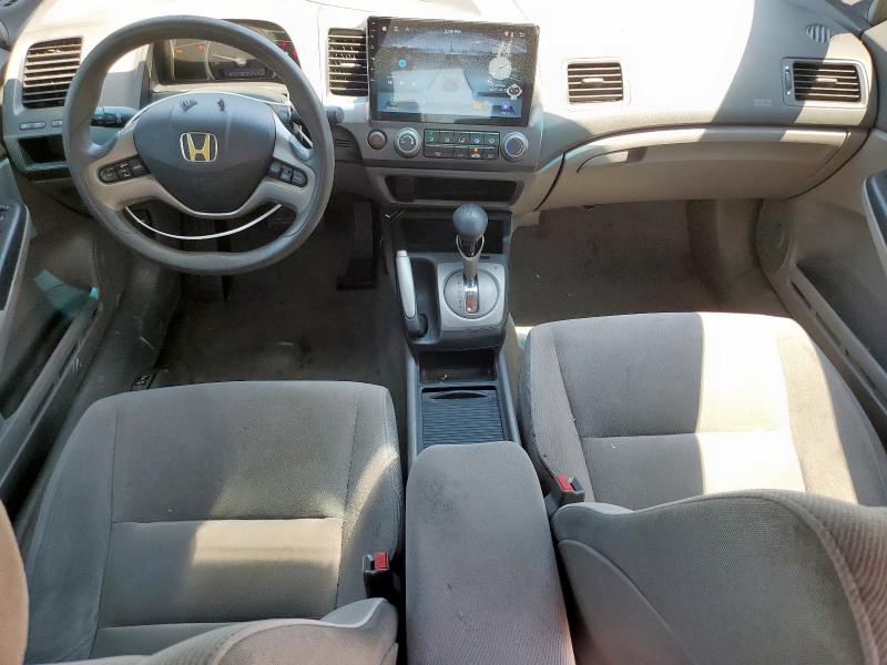 1HGFA16867L133608 - 2007 HONDA CIVIC EX BLACK photo 8