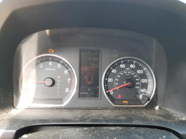 JHLRE38778C056316 - 2008 HONDA CR-V EXL BLACK photo 9