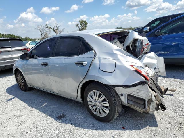 2T1BURHE7GC497906 - 2016 TOYOTA COROLLA L SILVER photo 2