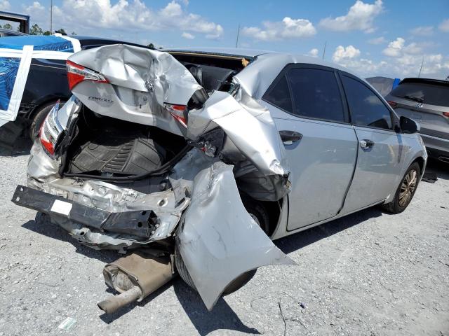 2T1BURHE7GC497906 - 2016 TOYOTA COROLLA L SILVER photo 3