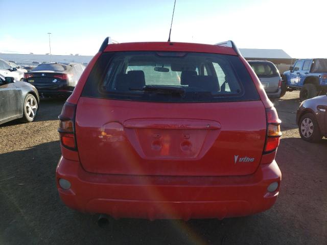 5Y2SL65846Z439076 - 2006 PONTIAC VIBE RED photo 6