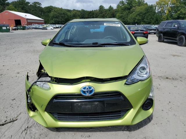 JTDKDTB37F1103070 - 2015 TOYOTA PRIUS C GREEN photo 5