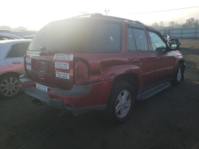 1GNDT13S532406738 - 2003 CHEVROLET TRAILBLAZE BURGUNDY photo 3