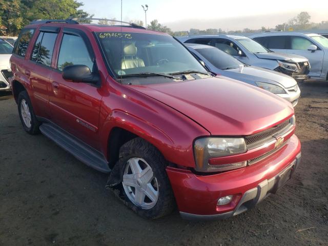 1GNDT13S532406738 - 2003 CHEVROLET TRAILBLAZE BURGUNDY photo 4