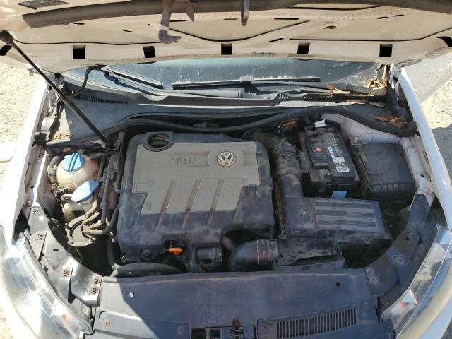 3VWPL7AJ9BM642462 - 2011 VOLKSWAGEN JETTA TDI თეთრი ფოტო 11