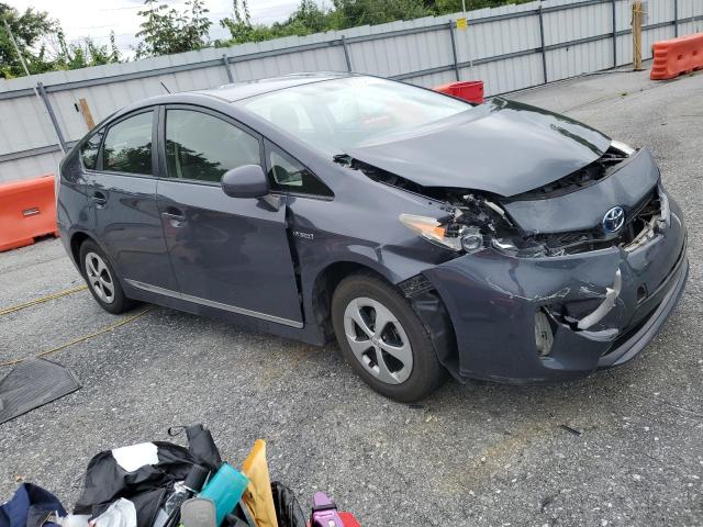 JTDKN3DU9D5655906 - 2013 TOYOTA PRIUS GRAY photo 4