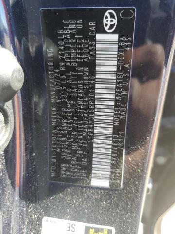 5YFB4MDE5RP201146 - 2024 TOYOTA COROLLA LE أزرق صورة 13