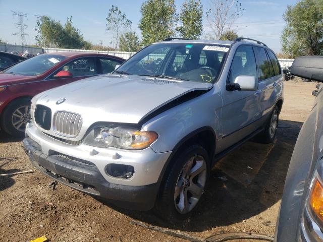 5UXFB53505LV17117 - 2005 BMW X5 4.4I SILVER photo 1