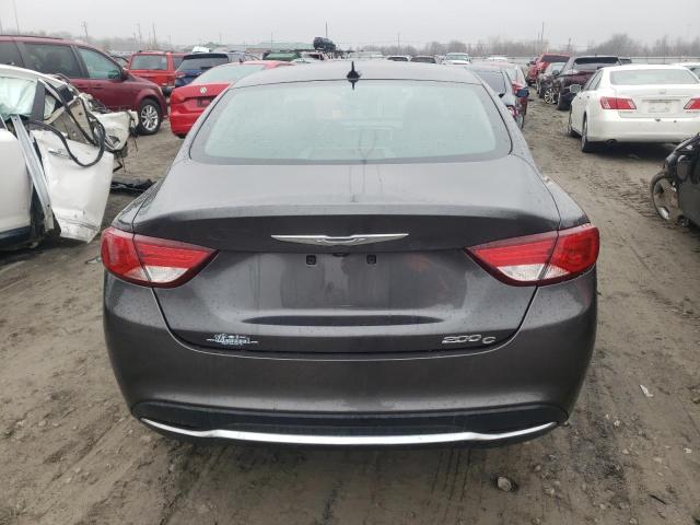 1C3CCCCB6FN537460 - 2015 CHRYSLER 200 C GRAY photo 6