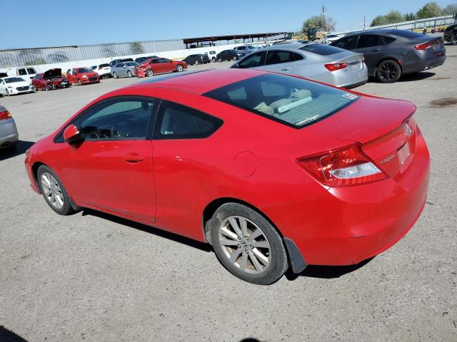 2HGFG3B88CH557296 - 2012 HONDA CIVIC EX RED photo 2