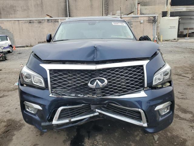 JN8AZ2NE9H9152705 - 2017 INFINITI QX80 BASE BLUE photo 5