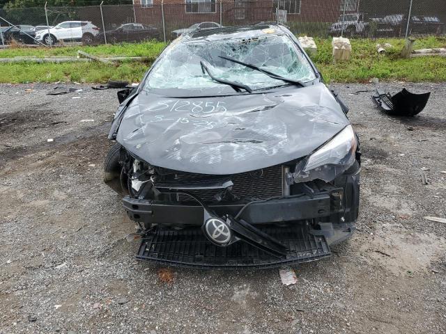 2T1BURHE2HC812855 - 2017 TOYOTA COROLLA L BLACK photo 5