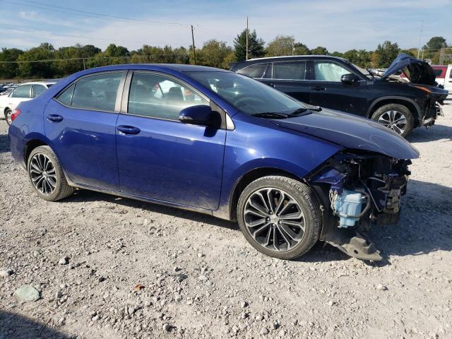 2T1BURHE2EC152683 - 2014 TOYOTA COROLLA L BLUE photo 4