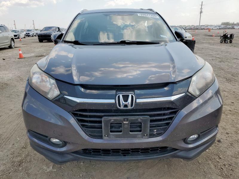 3CZRU5H78HM701012 - 2017 HONDA HR-V EXL GRAY photo 5