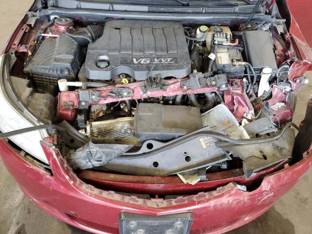 1G4GC5ED1BF339201 - 2011 BUICK LACROSSE CXL RED photo 11