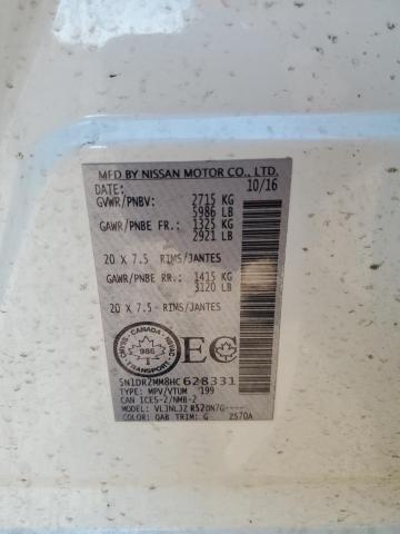 5N1DR2MM8HC628331 - 2017 NISSAN PATHFINDER S Ağ foto 13