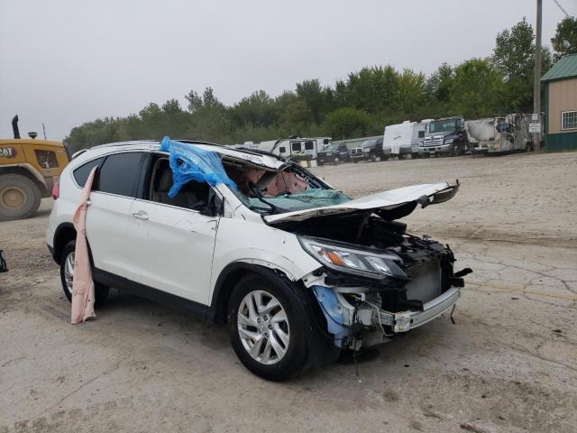 5J6RM4H72FL072534 - 2015 HONDA CR-V EXL WHITE photo 4