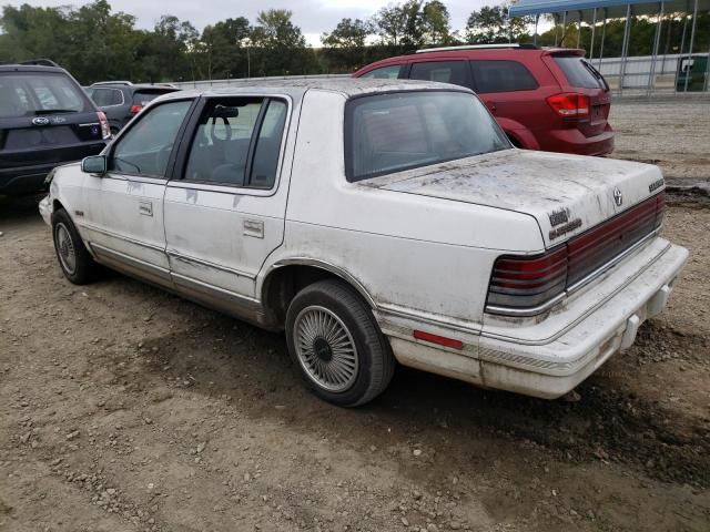 3C3XA4636NT315520 - 1992 CHRYSLER LEBARON A-BODY WHITE photo 2