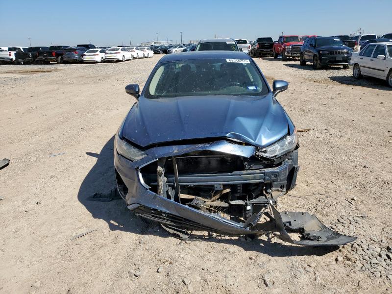 3FA6P0T99KR260843 - 2019 FORD FUSION SE BLUE photo 5