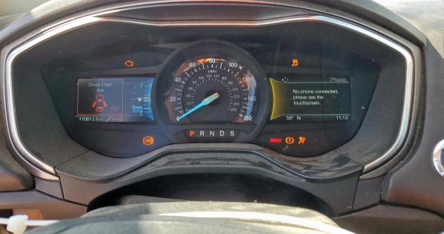 3FA6P0T99KR260843 - 2019 FORD FUSION SE BLUE photo 9