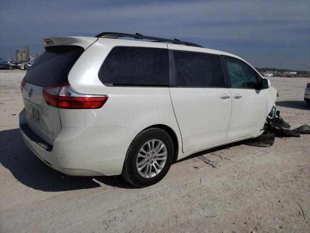 5TDYK3DC5FS584307 - 2015 TOYOTA SIENNA XLE WHITE photo 3