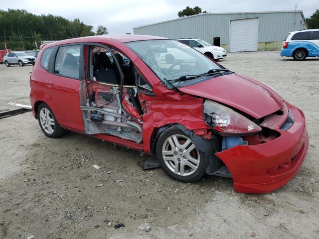 JHMGD376X7S052330 - 2007 HONDA FIT S 红色 照片 4