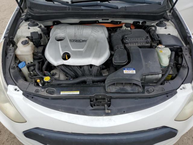 KMHEC4A47CA044321 - 2012 HYUNDAI SONATA HYBRID WHITE photo 11