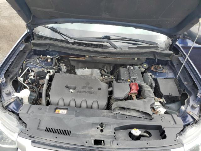 JA4AD2A39FZ009498 - 2015 MITSUBISHI OUTLANDER ES ლურჯი ფოტო 11