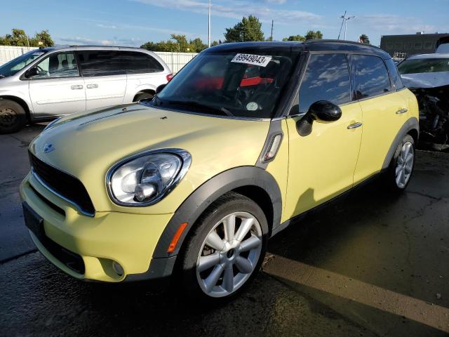 WMWZC3C54BWM25533 - 2011 MINI COOPER S COUNTRYMAN YELLOW photo 1