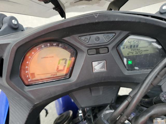 MLHRC7404E5000446 - 2014 HONDA CBR650 F BLUE photo 8