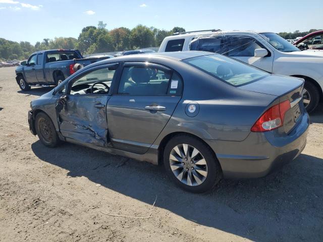 2HGFA16579H367715 - 2009 HONDA CIVIC LX BLACK photo 2