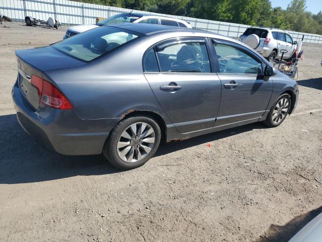 2HGFA16579H367715 - 2009 HONDA CIVIC LX BLACK photo 3