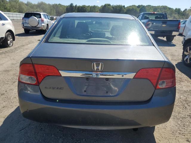 2HGFA16579H367715 - 2009 HONDA CIVIC LX BLACK photo 6