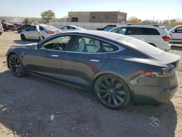 5YJSA1E20HF204431 - 2017 TESLA MODEL S CHARCOAL photo 2