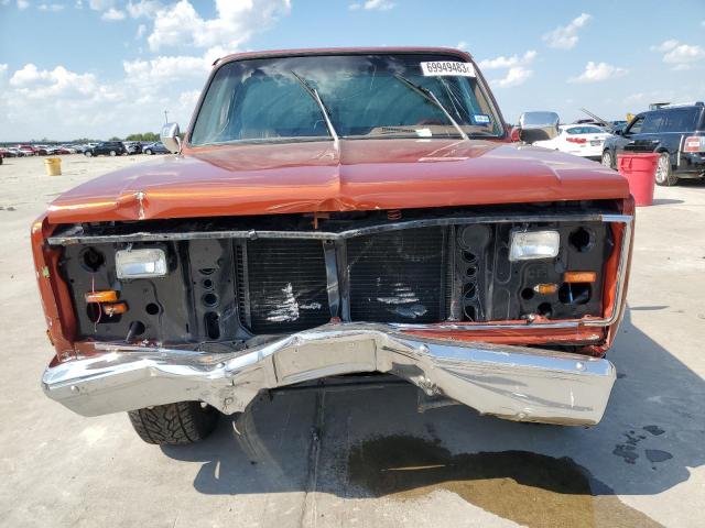 1GTGC24M4ES514590 - 1984 GMC C2500 ORANGE photo 5