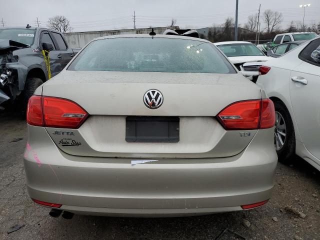 3VWLL7AJ5EM201530 - 2014 VOLKSWAGEN JETTA TDI TAN photo 6