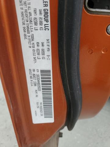 1B3CB3HAXBD255225 - 2011 DODGE CALIBER MAINSTREET ORANGE photo 12