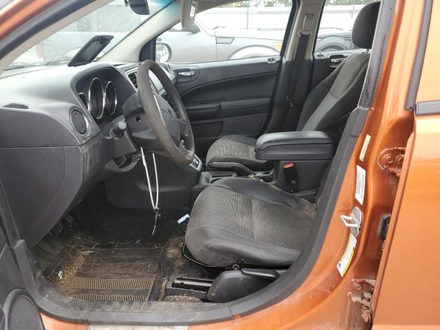 1B3CB3HAXBD255225 - 2011 DODGE CALIBER MAINSTREET ORANGE photo 7