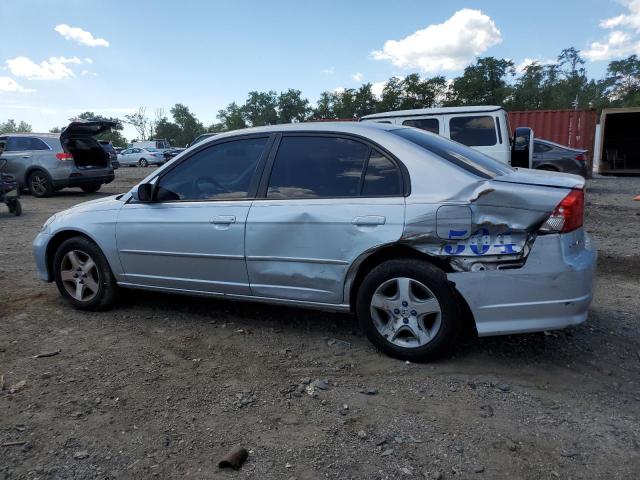 2HGES267X4H537851 - 2004 HONDA CIVIC EX SILVER photo 2