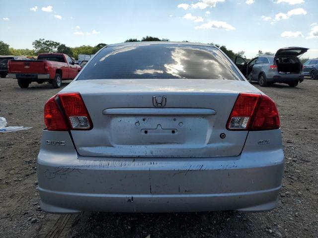 2HGES267X4H537851 - 2004 HONDA CIVIC EX SILVER photo 6