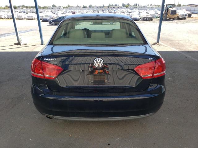 1VWBP7A33DC014191 - 2013 VOLKSWAGEN PASSAT SE BLACK photo 6