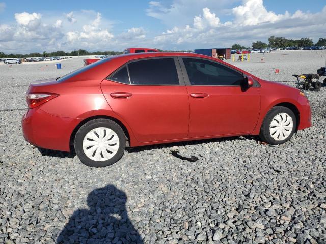 5YFBURHEXKP932121 - 2019 TOYOTA COROLLA L RED photo 3