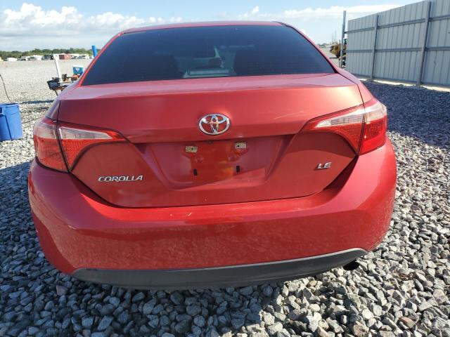 5YFBURHEXKP932121 - 2019 TOYOTA COROLLA L RED photo 6